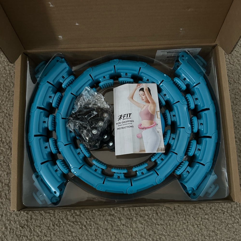 Blue Adjustable Fitness Hoop